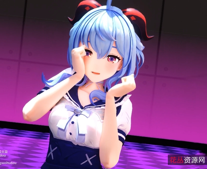 甘雨视频:2V+500M,百度盘资源,活力四射,令人着迷