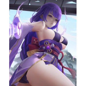 百里小黄人同人故事原神雷电将军，画质清晰，32页内容，260M视频大小，百度云资源下载