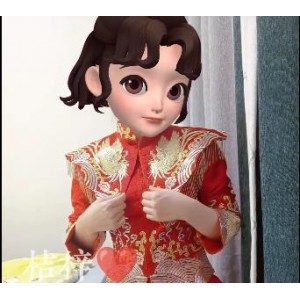 炸裂新手桔梓自拍传统婚服道具图集不露脸某音小孩子