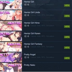 百度云色女孩GAME全系列8款SLG游戏合集1.3G，官方中文社保，画风赞