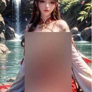 AI绘画火灵儿婚装71张582M诱人资源